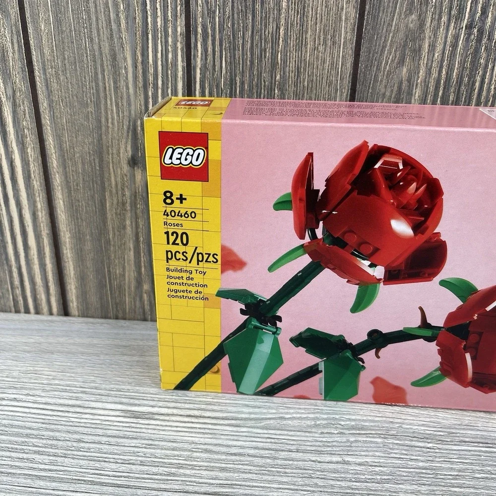 Valentines Day LEGO Flowers: Roses (40460) New Sealed
